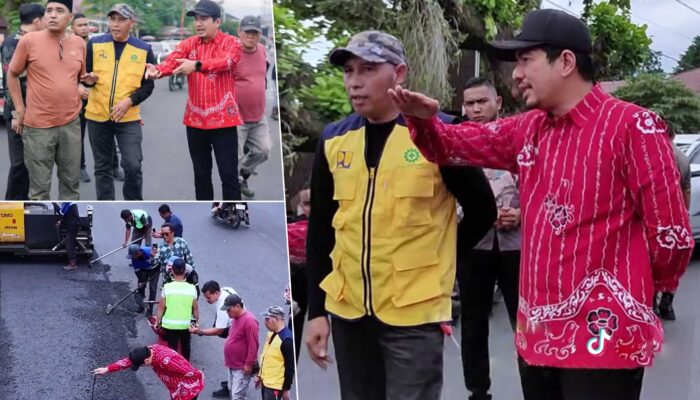 Bupati Arie: Tinjau Pembangunan Jalan Pasar Purwodadi